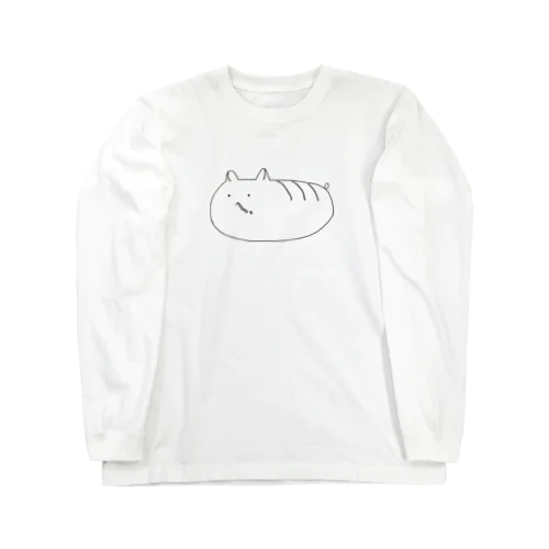 よだれ犬のロングスリーブTシャツ Long Sleeve T-Shirt