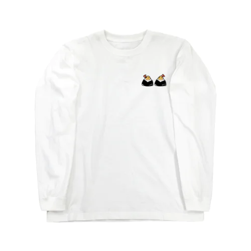 ワンポイント・天むすといか天 Long Sleeve T-Shirt