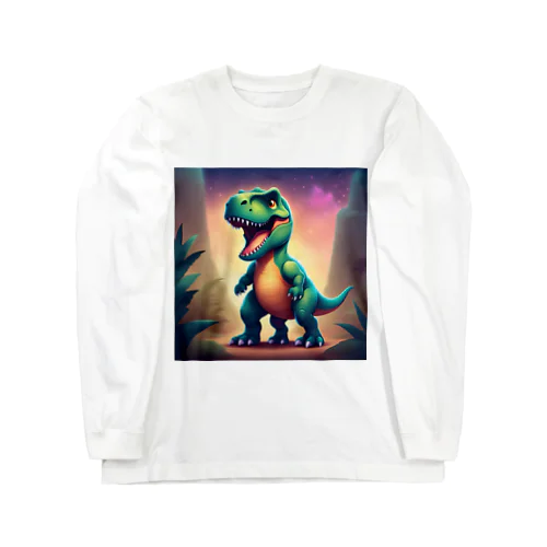 可愛いティラノサウルス Long Sleeve T-Shirt