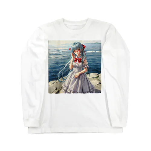 崖の上の少女 Long Sleeve T-Shirt