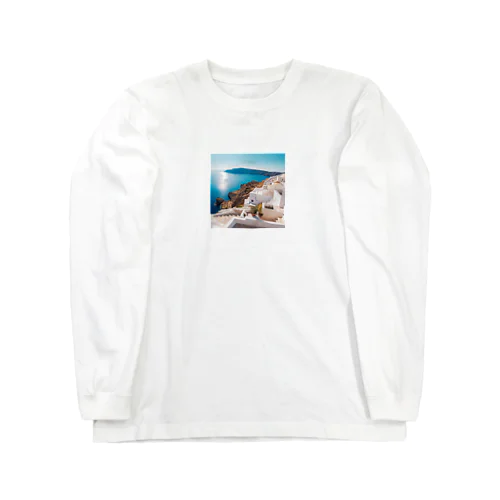 ギリシャ・エーゲ海の素敵な風景 Long Sleeve T-Shirt