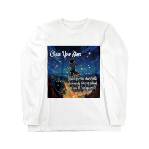 chase your stars ロングスリーブTシャツ