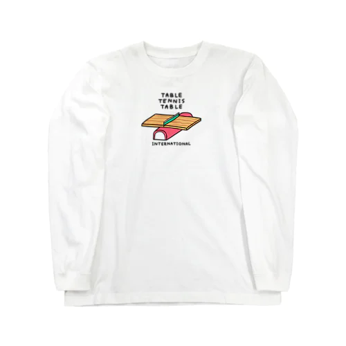 卓球　カマボコ台 Long Sleeve T-Shirt