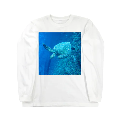 ウミガメ 002 Long Sleeve T-Shirt