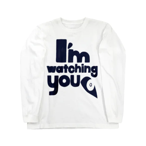 小羽T　watching　濃 Long Sleeve T-Shirt