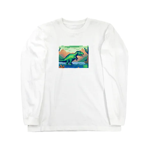 恐竜58　ネプチュノサウルス Long Sleeve T-Shirt