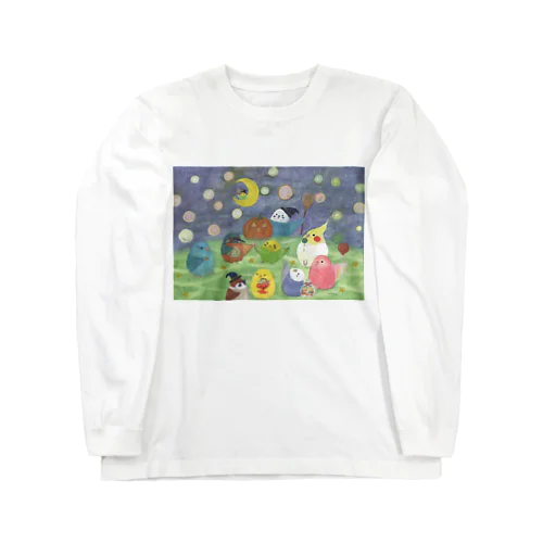 ハロウィンインコたち Long Sleeve T-Shirt