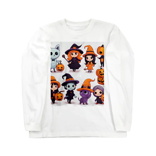 たくさんのかわいいハローウィーンキャラクター② Long Sleeve T-Shirt