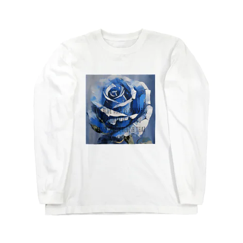 青いバラ Long Sleeve T-Shirt