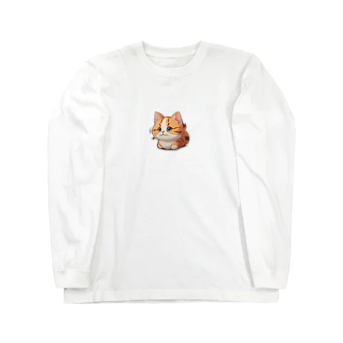 まん丸猫ちゃん Long Sleeve T-Shirt