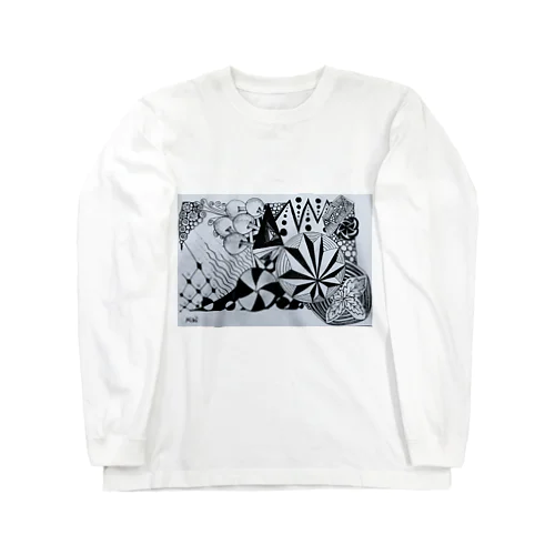 ゼンタングル・拡 Long Sleeve T-Shirt