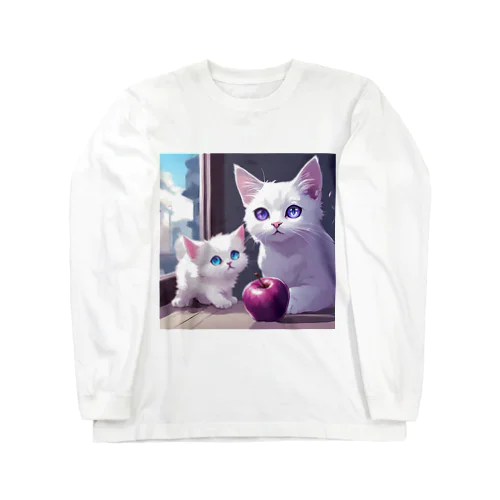 猫の親子01 Long Sleeve T-Shirt