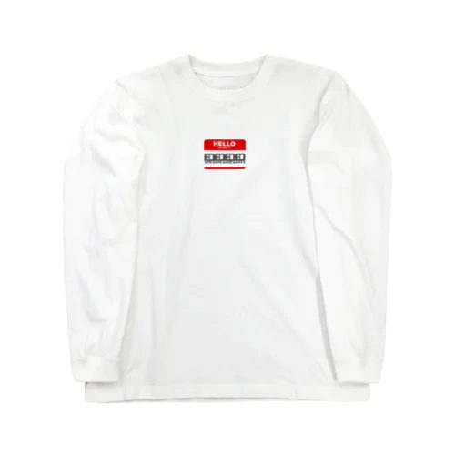 HELLO my name is Long Sleeve T-Shirt