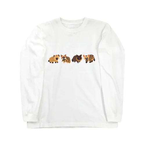 ハイエナ柄 Long Sleeve T-Shirt