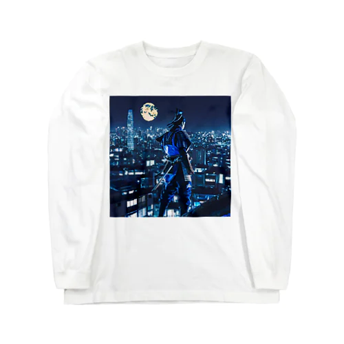 月夜侍 Long Sleeve T-Shirt