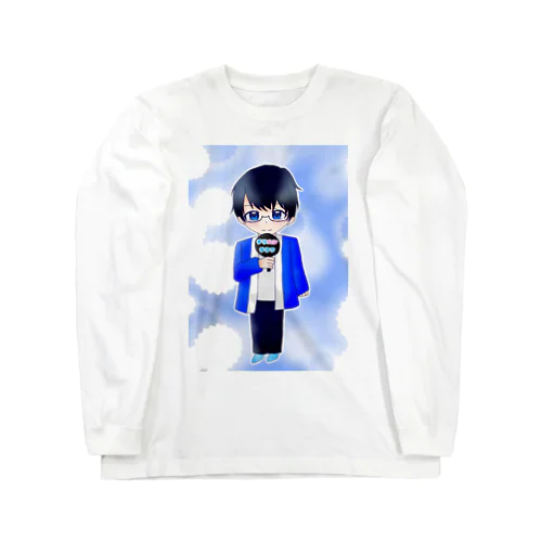 24-にじ-メンバーグッズ"青ちゃん"Ver. Long Sleeve T-Shirt