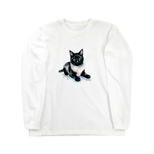 かわいい黒猫の「クロ」第二弾 Long Sleeve T-Shirt