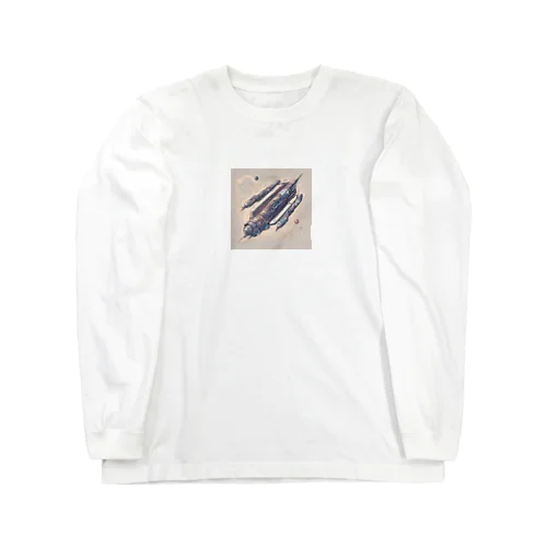 【宇宙の風見鶏】イラストグッズ🚀 Long Sleeve T-Shirt