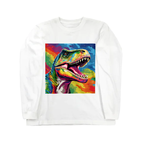 ビビッド・ヴィンテージ・ティラノ Long Sleeve T-Shirt