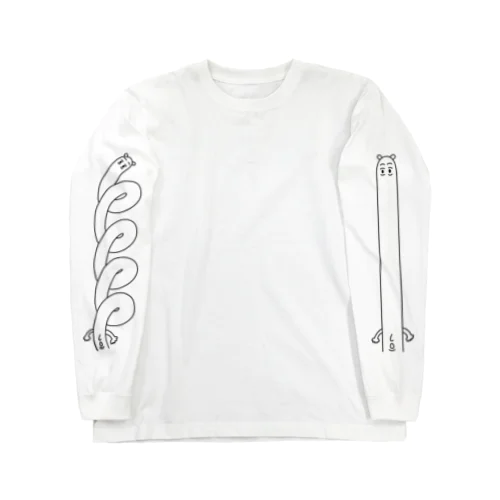 なんかながい直線と曲線 Long Sleeve T-Shirt