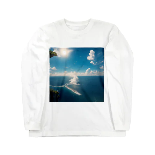 きれいな青空と海のグッズ Long Sleeve T-Shirt