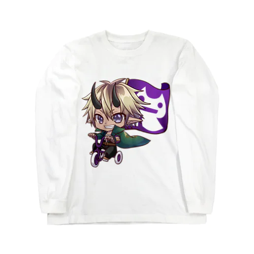 ロキロキ団三輪車アバ雷炎ちゃん Long Sleeve T-Shirt