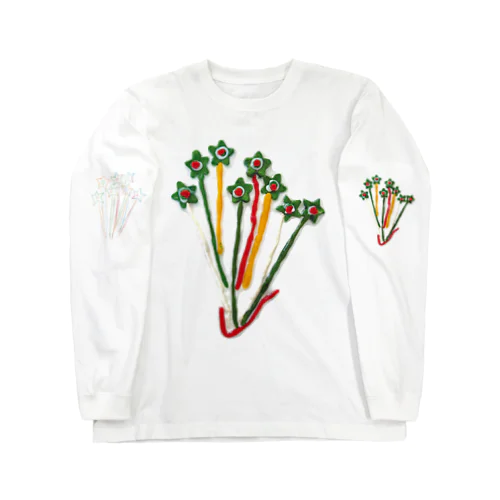 花瓶に入った星の花 Long Sleeve T-Shirt