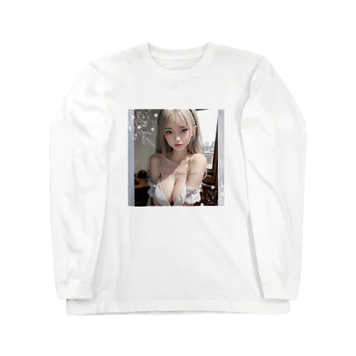 美女 図鑑（むにゅっ） Long Sleeve T-Shirt