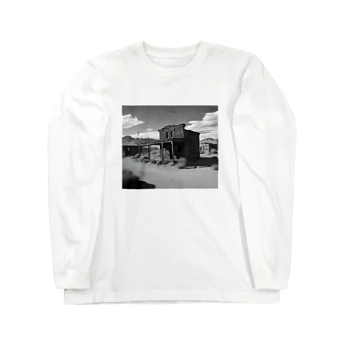 "Nostalgia Ville：さびれた町の魅力を感じるグッズ" Long Sleeve T-Shirt