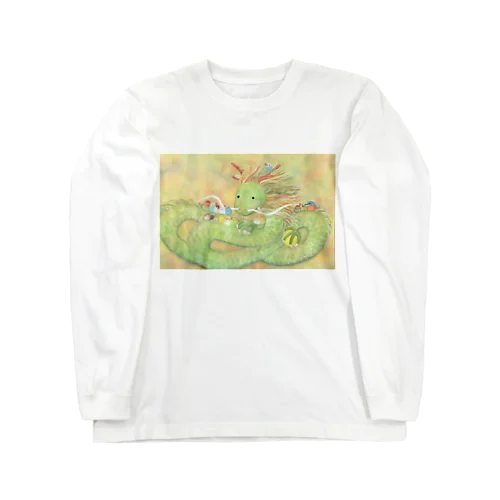 『小鳥たちと龍』 Long Sleeve T-Shirt