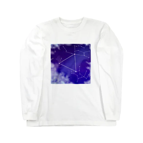 雲の切れ間から覗く星　冬 Long Sleeve T-Shirt