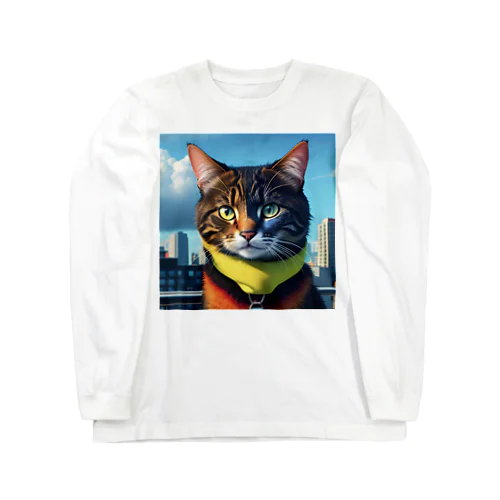 シティ　キャット Long Sleeve T-Shirt