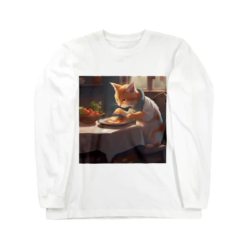 猫ちゃんグッズ ロングスリーブTシャツ