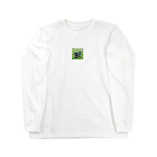 コスモス畑の癒し Long Sleeve T-Shirt