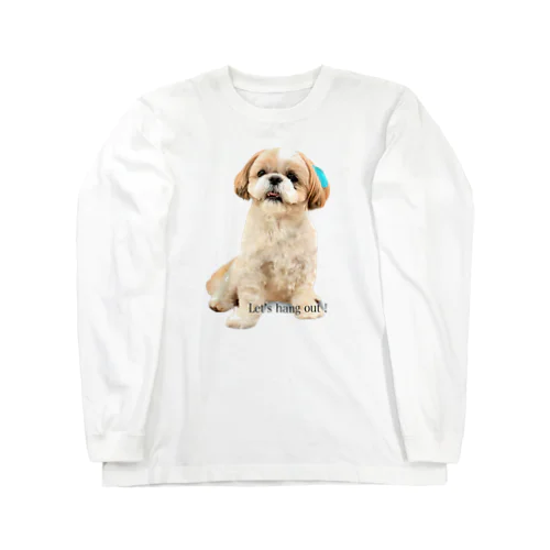 おすましシーズー犬のくぅちゃん Long Sleeve T-Shirt