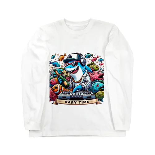 DJシャーク(PARY TIME) Long Sleeve T-Shirt