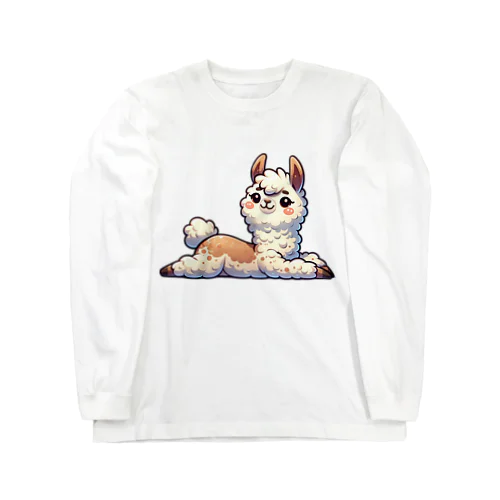 のんびりラマちゃん🦙 Long Sleeve T-Shirt