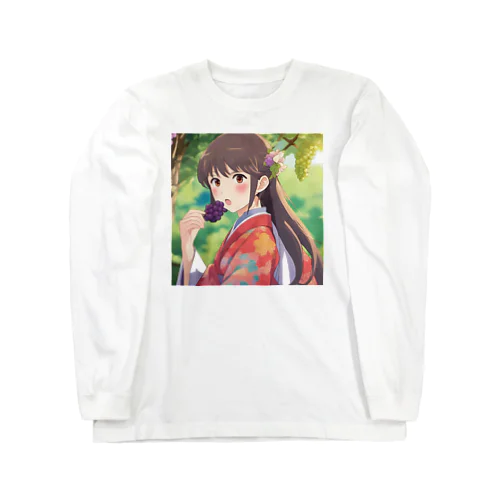 ぶどう娘　さくら ロングスリーブTシャツ