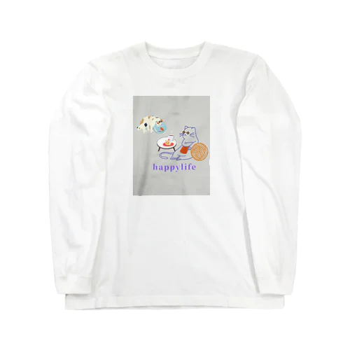 ハッピーライフ Long Sleeve T-Shirt