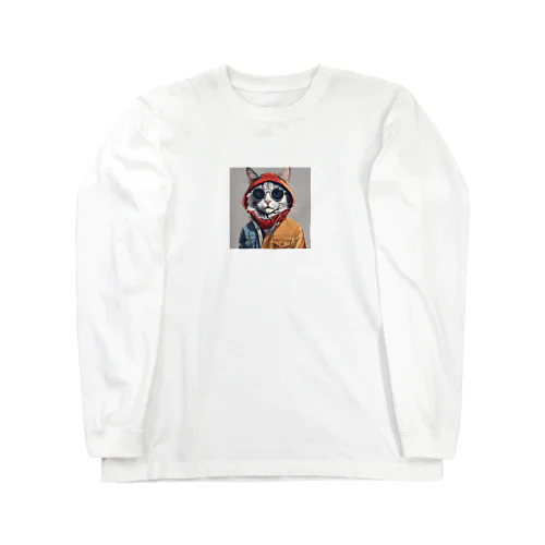 職人キャット Long Sleeve T-Shirt