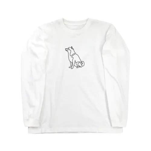 柴犬トレジャーズ　ブラック ロングスリーブTシャツ