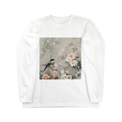 花鳥 ロングスリーブTシャツ