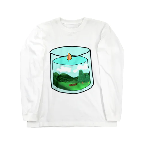 風景のキャンドル Long Sleeve T-Shirt