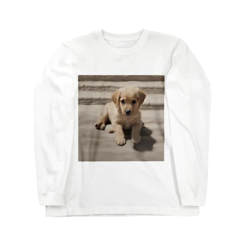 かわいい仔犬のグッズ Long Sleeve T-Shirt