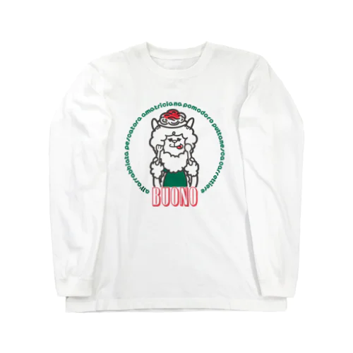 アルパカパスタ（Alpaca and Pasta） Long Sleeve T-Shirt