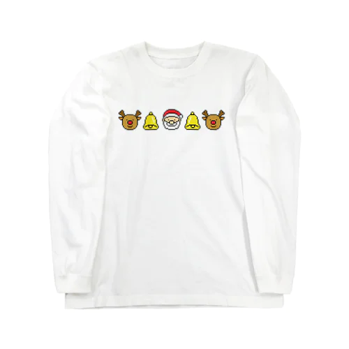 ドット絵　クリスマス Long Sleeve T-Shirt