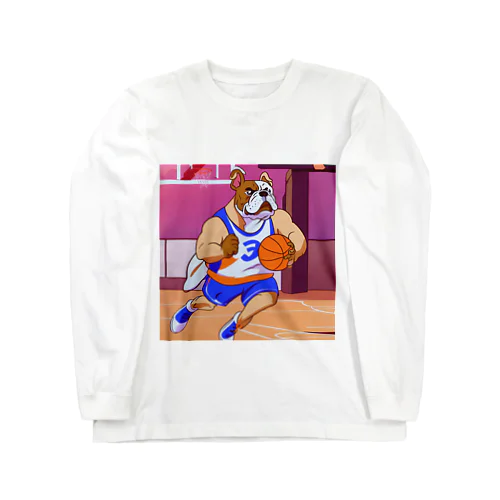 バスケットボールプレイヤーブル Long Sleeve T-Shirt