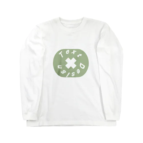 テキストデザイン Long Sleeve T-Shirt