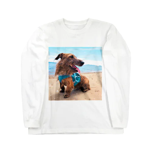 海辺の犬 ロングスリーブTシャツ