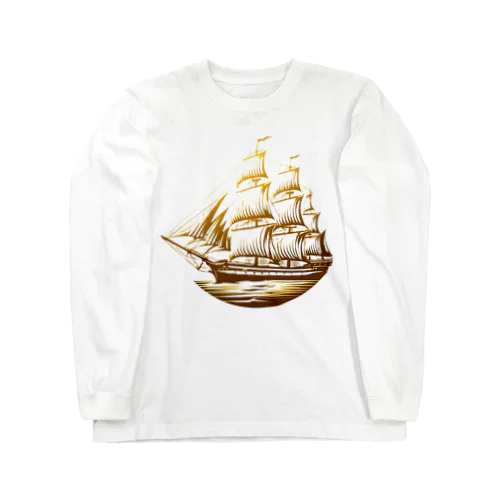 帆船　ガレオン Long Sleeve T-Shirt